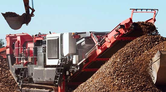 Crawler Mobile Screening Plant