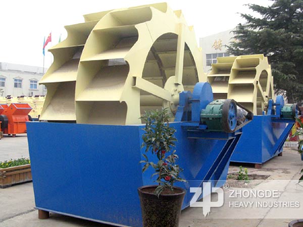 Bucket sand washing machine