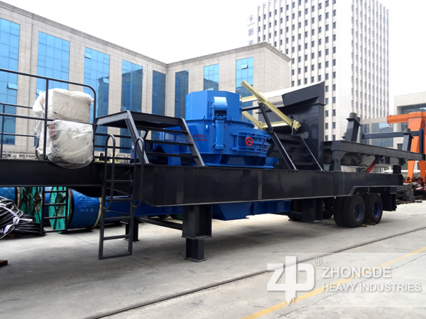 Mobile Cobblestone Sand Making Machine